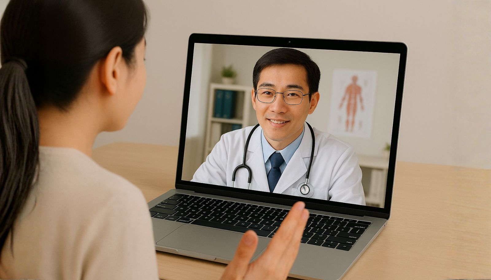 Teleconsultation with doctor